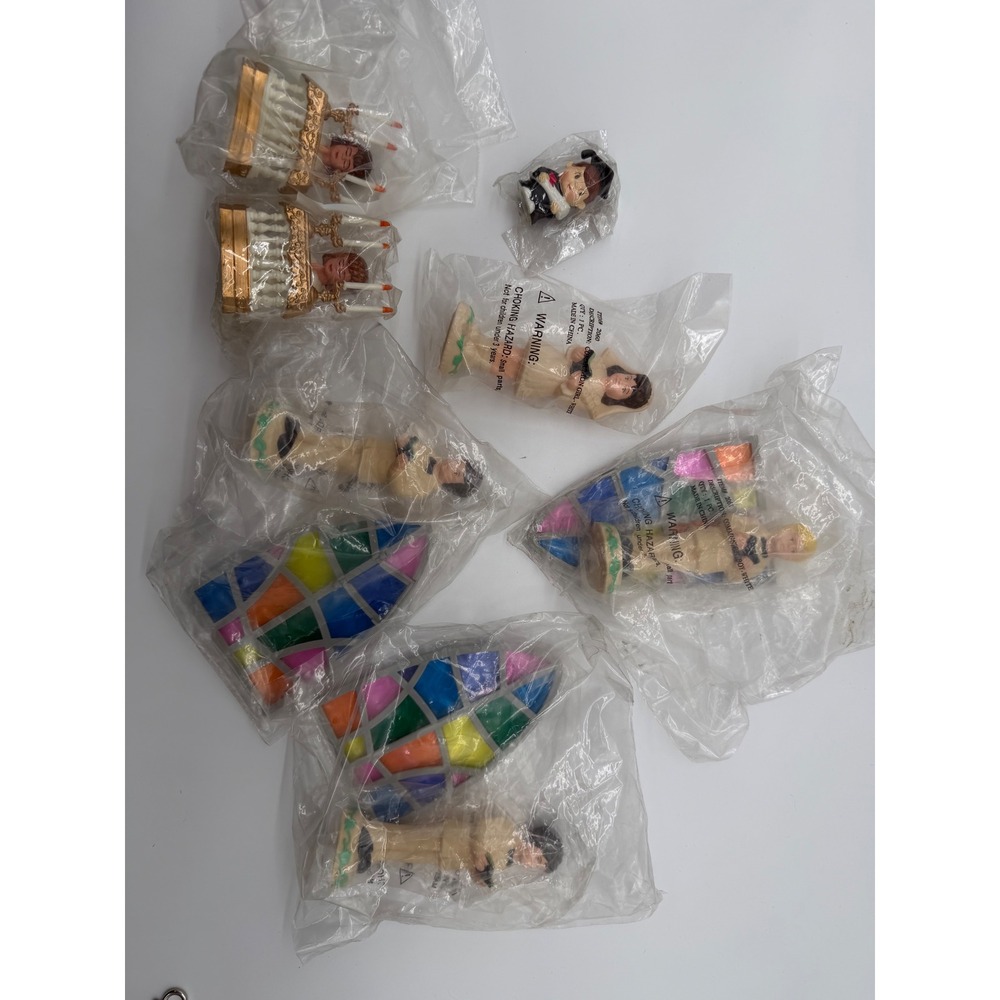 Vintage Russ Decopac Communion Graduation Wedding Cake Toppers Figurines Lot NOS
